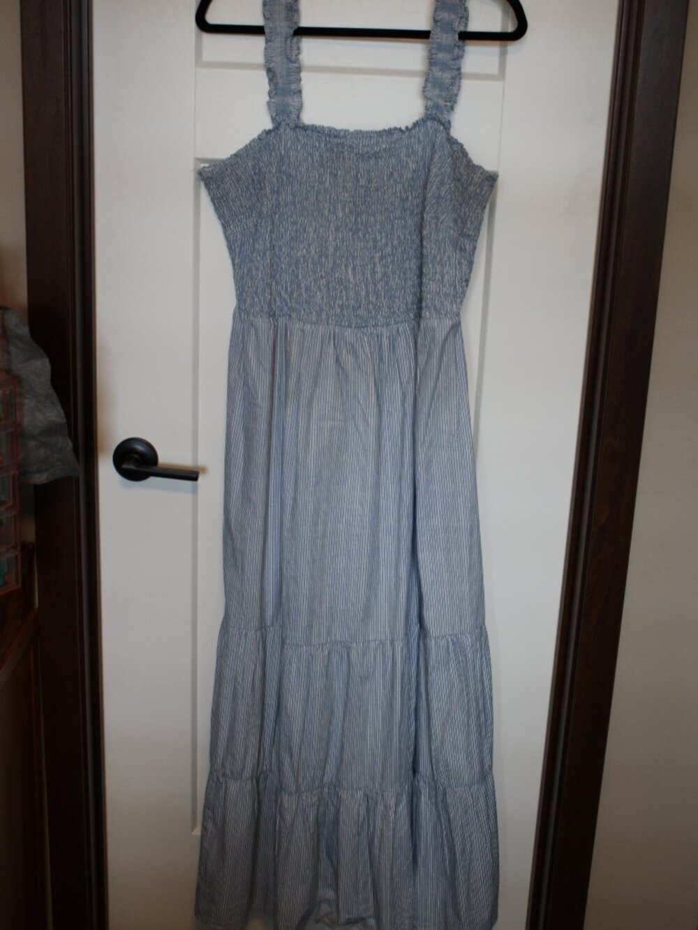 Ivy Street, Sun Dress, light blue and white size 3X